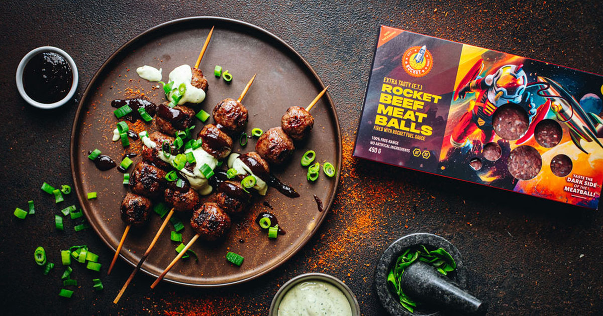 Rocket Beef Meatballs - Rocket